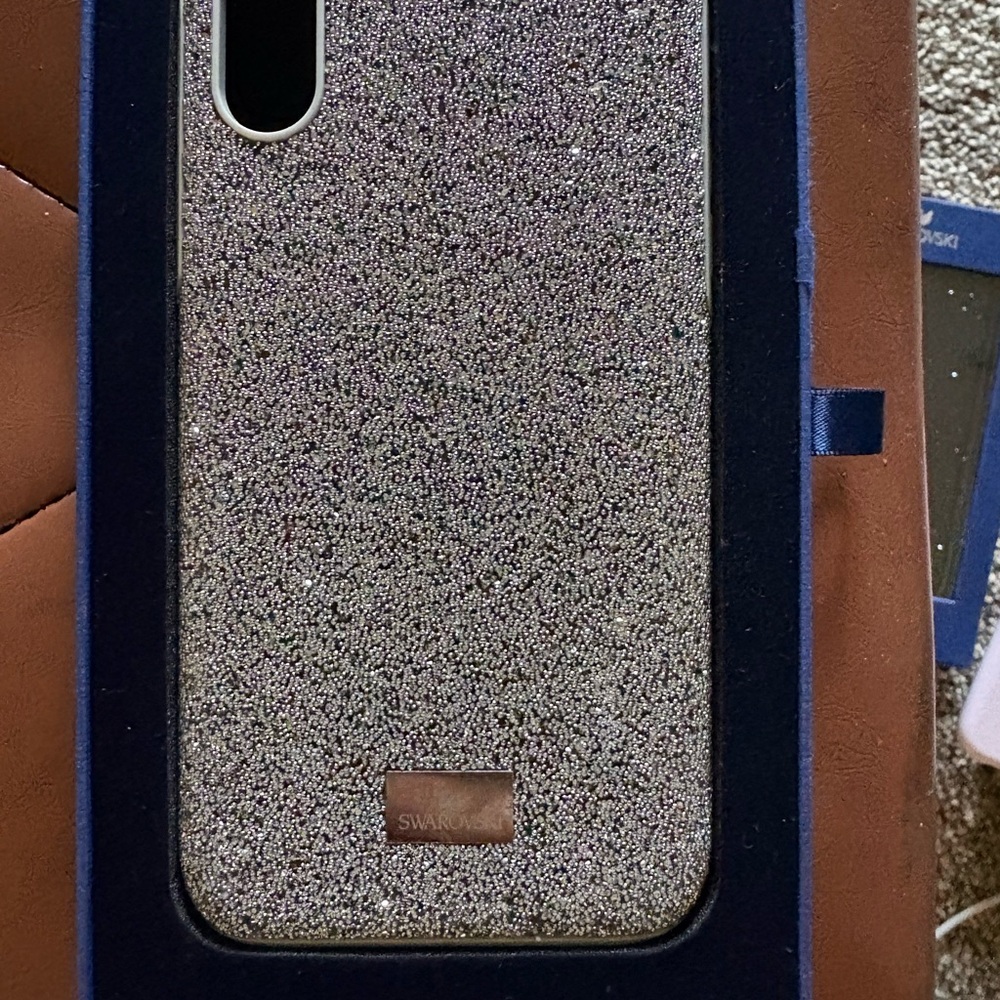 Swarovski Sparkling Silver Crystal Phone Case